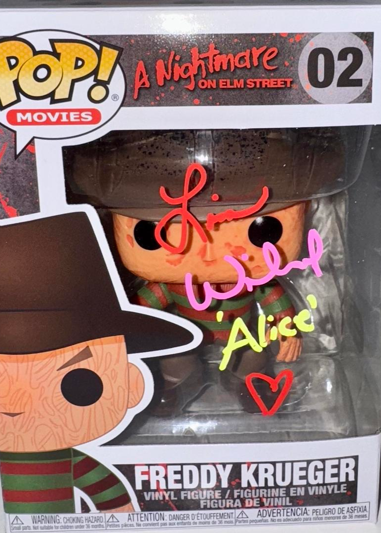 Lisa Wilcox Signed Funko Pop #02 "Freddy Krueger" w/Character Inscription (Nightmare On Elm Street) - SWAU #02
